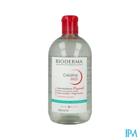Bioderma Crealine H2o Eau Micellaire Demaquillante Sans Parfum 500ml