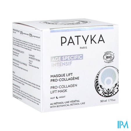 Patyka Masque Lift Pro Collagene Nuit 50ml