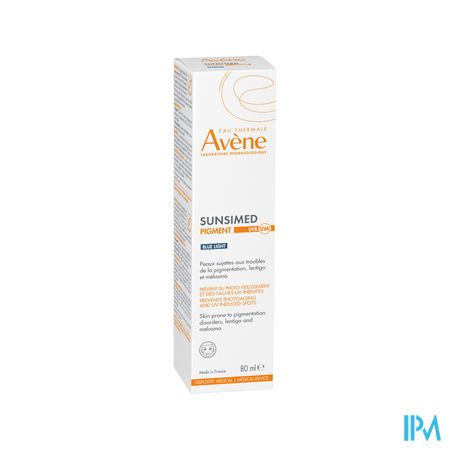 Eau Thermale Avene Sunsimed Pigment Blue Light Fluide Spf50+ 80ml