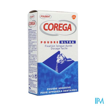 Corega Ultra Poudre Pour Appareil Dentaire 40g